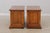 1980s Pair of Henredon Custom Folio 2 Oak Nightstand Chests For Sale - Image 5 of 16