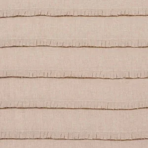 Schumacher Dorothy Pleated Linen Fabric in Linen