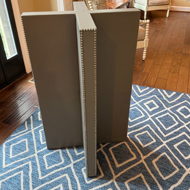 Vanguard Furniture Vanguard Furniture Leather Pub/Bar Table Base For Sale - Image 4 of 9