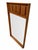 Mid-Century Modern Mid-Century Modern Lane Walnut & Rosewood Mirror For Sale - Image 3 of 4