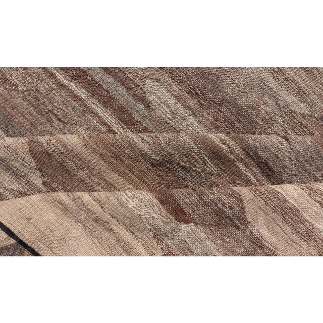 Hand-Woven Wool Flatweave Kilim by Keivan Woven Arts 6'9 X 9'8 For Sale - Image 11 of 13