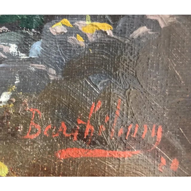 Pierre Barthélémy, Hameau, vallée de Merlan, 1928, Oil on Canvas, Framed For Sale - Image 3 of 9