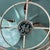 Mid-Century Modern Vintage General Electric 1950s Aqua Blue Metal Oscillating Desk Fan - 10" Blades 14" Tall For Sale - Image 3 of 14