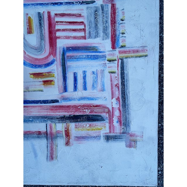 Abstract Composition, 1997, Oil on Canvas For Sale - Image 9 of 17