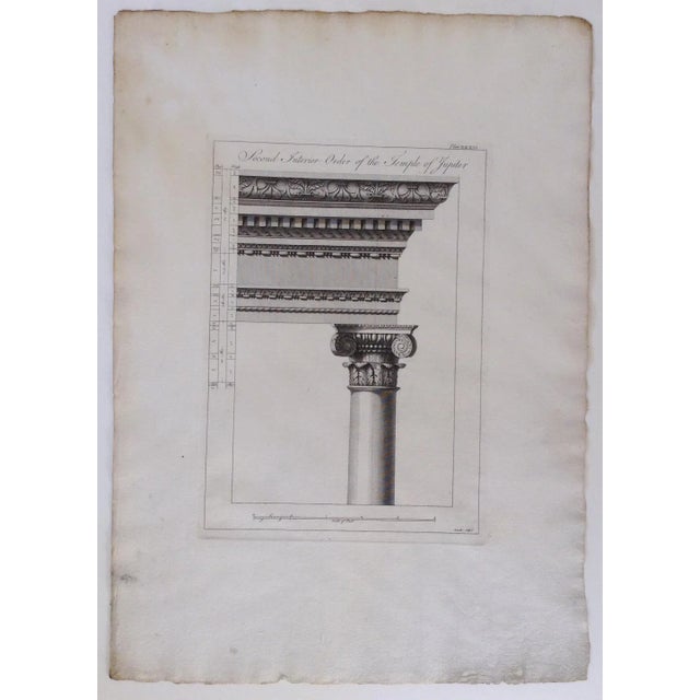 English 1764 British "Ruins of the palace of the Emperor Diocletian at Spalatro" Engraving by Robert Adam For Sale - Image 3 of 6