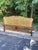 Wood Meldan Furniture French Provincial King-Size Walnut and Cane Headboard For Sale - Image 7 of 9