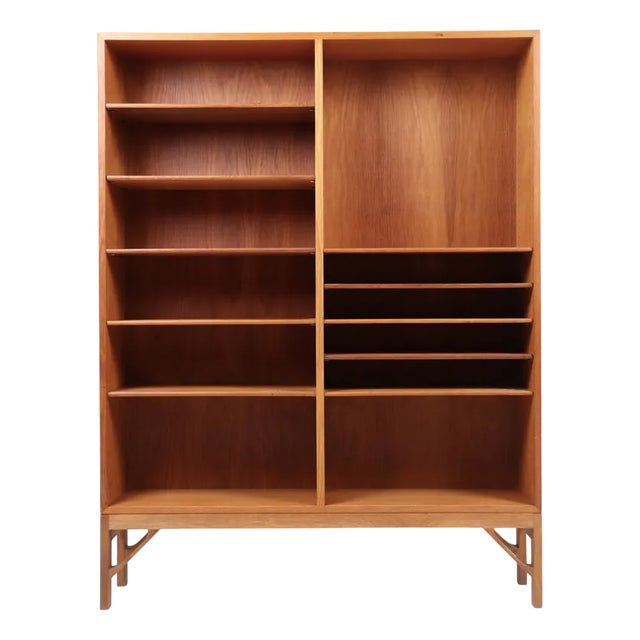 Vintage Danish Oak Bookcase by Børge Mogensen for FDB, 1960s For Sale