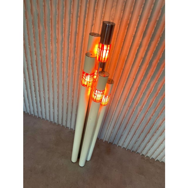 Glass Vanessa Floor Lamp by Angelo Brotto for Esperia, Italy, 1960s For Sale - Image 3 of 10