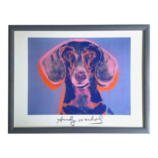 Andy Warhol Foundation Vintage 1998 Rare Lithograph Print Framed Poster "Portrait of Maurice" 1976 For Sale