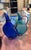 Height: 13–14 inches Widest point: 7–8 inches Depth: 5–7 inches Spout: about 2–3 inches above the main body Nine Iron...