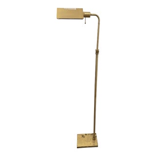 Vintage 1970s Brass Pharmacy Lamp For Sale