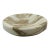 Waterworks Round Veined Marble Soap Dish For Sale
