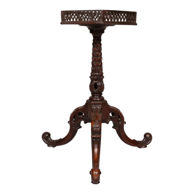 George III Style Mahogany Kettle Stand For Sale