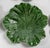 Mid 20th Century Mid-Century Set of 6 Green Cabbage Luncheon Plates by Secla Portugal For Sale - Image 5 of 18