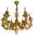 19th Century Giltwood Rococo Chandelier For Sale
