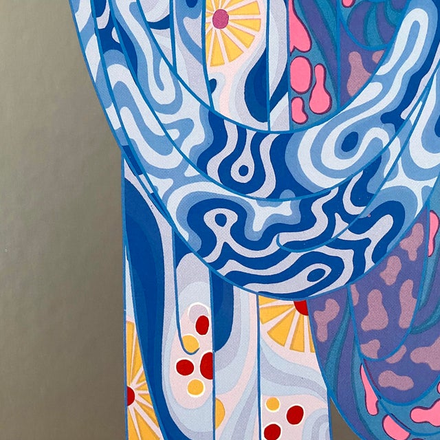 Erte Art Deco Figurative Screenprint, Nature's Vanity | Chairish