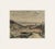 Early 1900's Vintage French Expressionist Seaside Landscape Painting in Mixed Media, Signed by Artist, 1931 With Mat For Sale