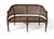 Hollywood Regency Faux Bamboo Cane Settee For Sale - Image 4 of 18