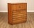 High Quality Vintage Walnut Chest with Pair of Beadboard Doors and Dovetailed Drawers