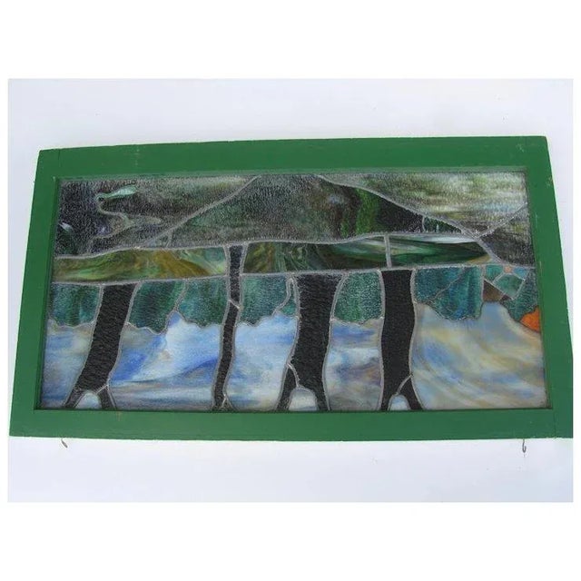 Victorian Scenic Stained Glass Window For Sale In Denver - Image 6 of 7
