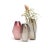 Supernova IV Silver Smoke Red L Vases by Eloa, Set of 2 For Sale - Image 4 of 7