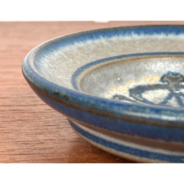 Blue Mid-Century Modern Danish Studio Pottery Bowl by Marianne Starck for Michael Andersen Keramik, 1960s For Sale - Image 8 of 11