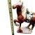 Signed 1950s Tang Style Horse Figurine Sancai Glazed in Green, Brown and Cream For Sale - Image 9 of 10