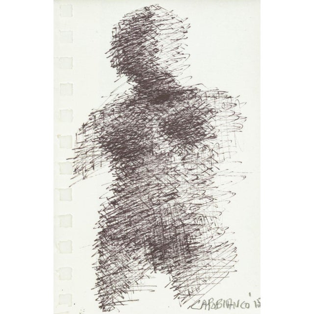 Domenick Capobianco Abstract Figural Ink, 3 For Sale - Image 9 of 11
