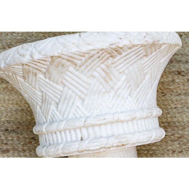 Stone Set of Two French Marble Jardinieres For Sale - Image 7 of 9