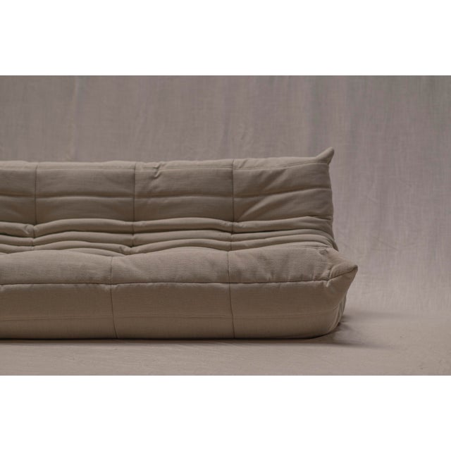 Togo Sofa Set by Michel Ducaroy for Ligne Roset, 1973, Set of 3 For Sale - Image 16 of 18