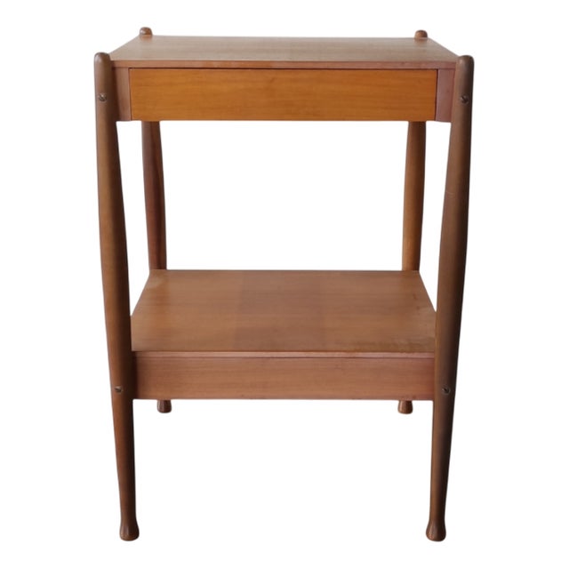 Bedside Table with Drawer from Fratelli Reguitti, 1960s For Sale