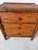 1980s Vintage British Colonial Style Rattan Three-Drawer Nightstand For Sale - Image 5 of 11