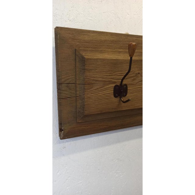 Rustic Style Wooden Hanger, 1950s For Sale - Image 11 of 16