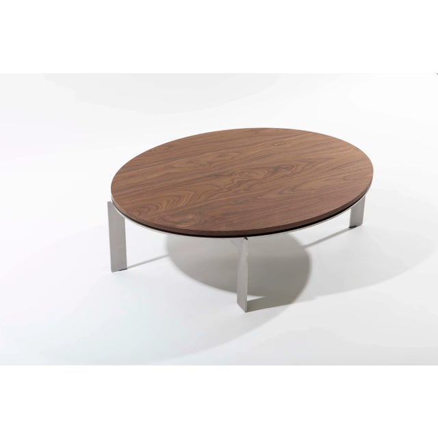 Contemporary Walnut Side Table Joined E24.4 by Barh For Sale - Image 3 of 10