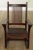 Mission Antique Mission Oak Spindle Back Rocker For Sale - Image 3 of 12