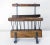 French Magazine Rack in Wrought Iron and Oak, 1960s For Sale - Image 4 of 7