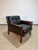 1960s 1960s Mid Century Bröderna Andersson Swedish Rosewood and Black Leather Lounge Chair For Sale - Image 5 of 12