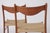 Mid-Century Modern Danish Dining Chairs with Paper Cord Seats by Arne Wahl Iversen, 1960s, Set of 4 For Sale - Image 6 of 12