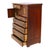 Traditional Eastlake Aesthetic Walnut & Burl Gentleman’s Chest C1890 For Sale - Image 3 of 14