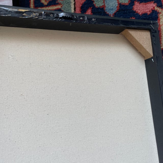 Abstract Listed John Schwab Original Abstract Expressionist Oil Painting Cubism MCM For Sale - Image 3 of 3