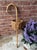 Wood Vintage Bamboo Apothecary Garden Foraging Basket Cane For Sale - Image 7 of 7