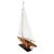 Vintage Endeavour Sailboat Model in Wood For Sale - Image 11 of 12