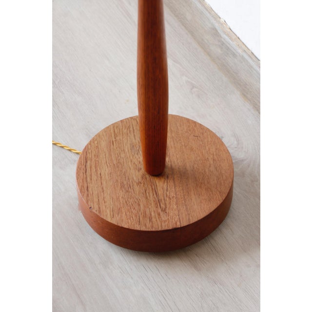 Vintage Teak Floor Lamp, 1960s For Sale - Image 10 of 11