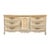 1970s Drexel French Provincial Cabernet Blanc 9 Drawer Dresser / Credenza For Sale