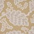 Traditional Sample - Schumacher Estelle Wallcovering In Ochre For Sale - Image 3 of 5