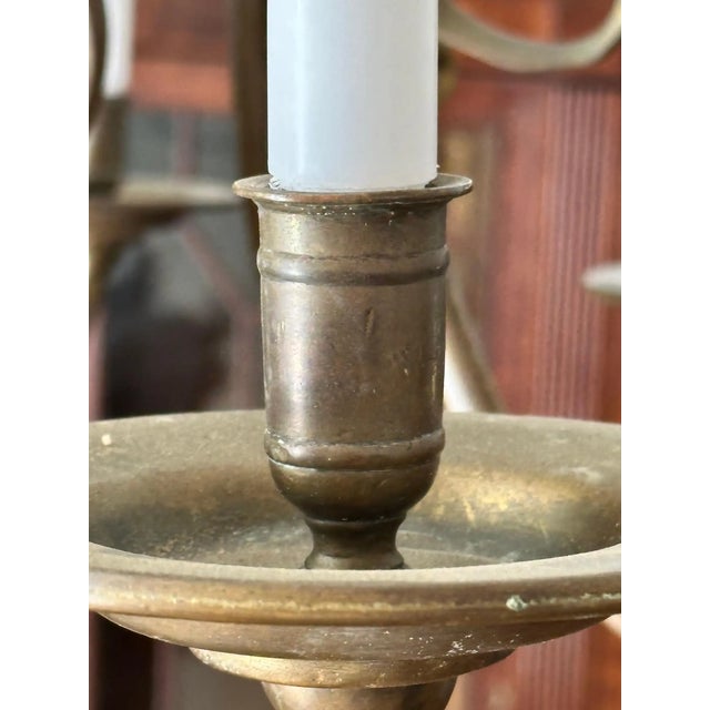 19th Century 19th Century Flemish 16 Light Brass Chandelier With Ducal Arms For Sale - Image 5 of 6