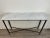 Contemporary Carrara Marble Console Table For Sale - Image 4 of 6