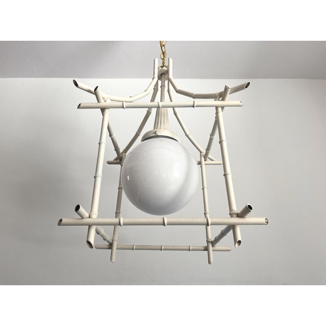 Mid 20th Century 1960s Italian Bamboo Pagoda Light For Sale - Image 5 of 18