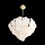 Mid-Century Modern Mid-Century Modernist Mazzega Murano Glass Leaf Chandelier For Sale - Image 3 of 11