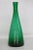 Emerald Green Crackle Glass Decanter Bottle Vase No Stopper For Sale - Image 9 of 13